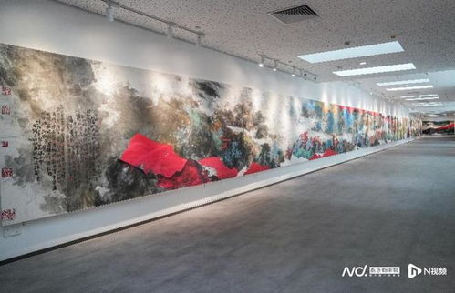 墨彩珠江 六十米国画长卷点亮广州艺博院大咖画廊